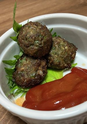 つみれ鰯団子のタバスコケチャップ-レシピのメイン写真