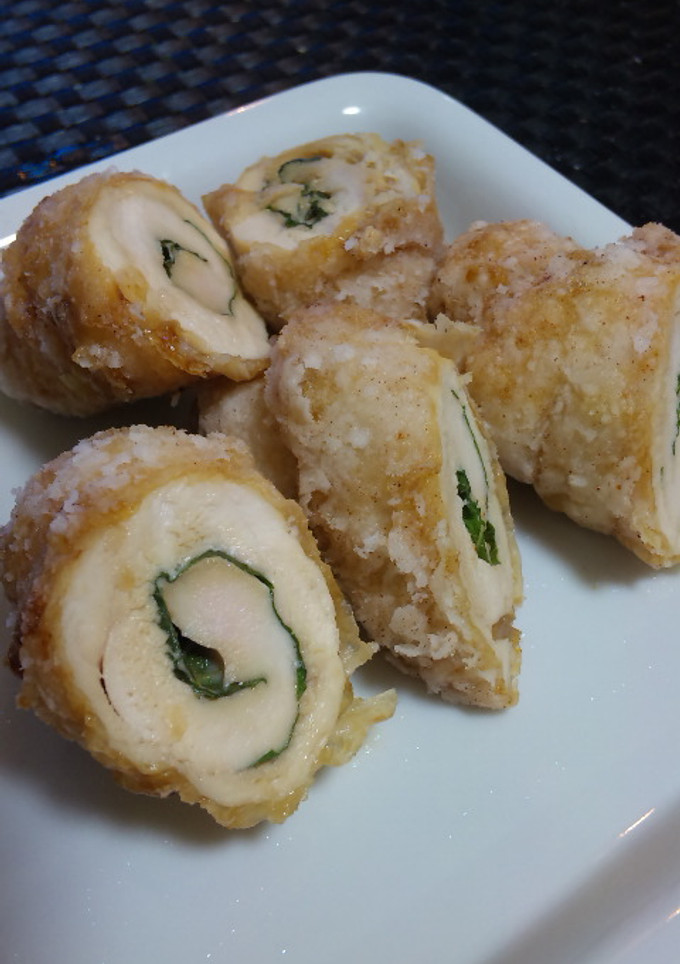 簡単大葉をささみでまるめちゃうぞから揚げ-レシピのメイン写真