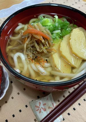 うどんで変わりトッピング♪-レシピのメイン写真