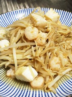 もやしとエノキのバター醤油炒め-レシピのメイン写真