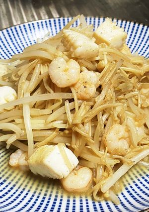 もやしとエノキのバター醤油炒め-レシピのメイン写真