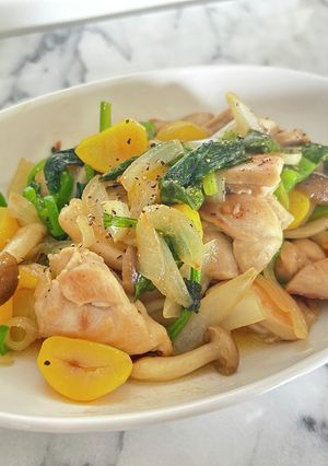 中華風チキンソテー甘栗を添えて-レシピのメイン写真