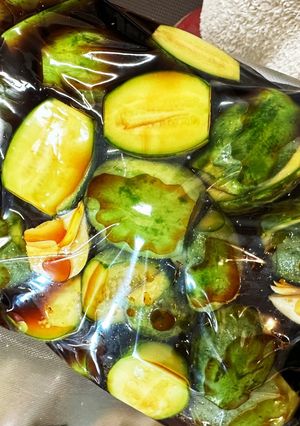 摘果メロンのニンニクたまり醤油漬け-レシピのメイン写真