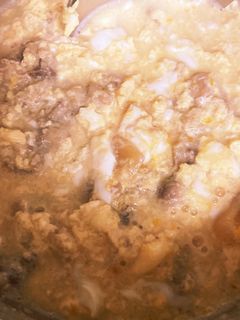 冷凍牛丼を煮るだけ牛卵とじ-レシピのメイン写真