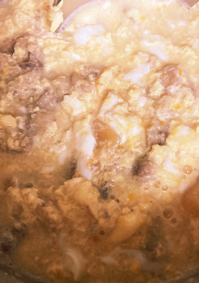 冷凍牛丼を煮るだけ牛卵とじ-レシピのメイン写真