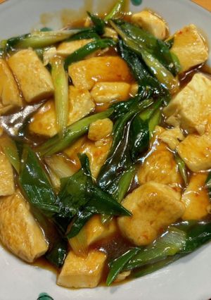癒しのピリ辛♪豆腐とねぎの中華あんかけ！-レシピのメイン写真