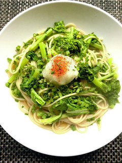 菜の花の和風おろしパスタ-レシピのメイン写真