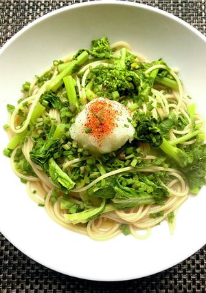 菜の花の和風おろしパスタ-レシピのメイン写真