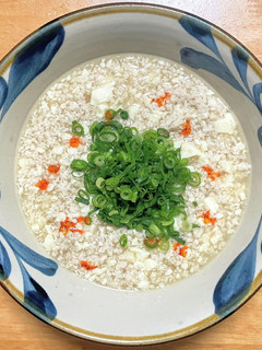 鶏ひき肉と崩し豆腐の餡かけスープ-レシピのメイン写真
