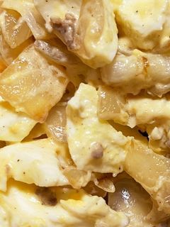 ひき肉入り卵サラダ-レシピのメイン写真