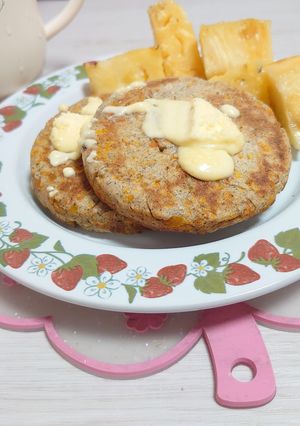 材料5つシナモン香るバナナマフィンケーキ-レシピのメイン写真