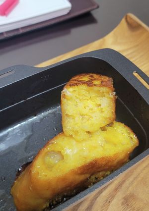 硬パン救済！簡単ふゎモチフレンチトースト-レシピのメイン写真