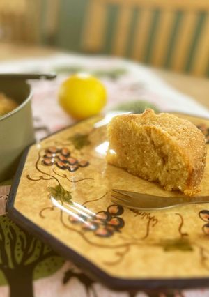 ギリシャ風　ココナッツ　シロップケーキ-レシピのメイン写真