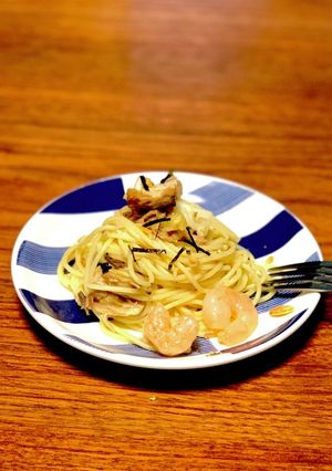 鯖缶で作る和風ペペロンチーノ-レシピのメイン写真