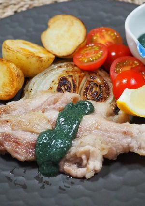 春野菜のグリル～スピルリナ味噌ソース添え-レシピのメイン写真