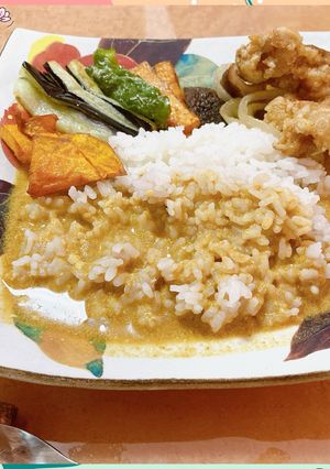 ☆素揚げココナッツ野菜カレー☆メモ用。-レシピのメイン写真