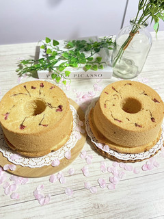 米粉の桜シフォン-レシピのメイン写真