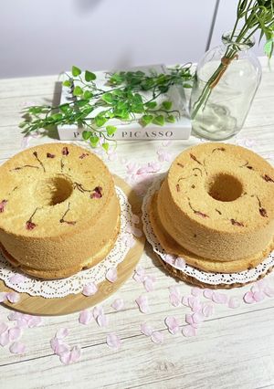 米粉の桜シフォン-レシピのメイン写真