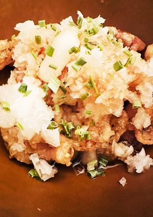 節約 おつまみ 簡単 鶏皮ポン酢-レシピのメイン写真