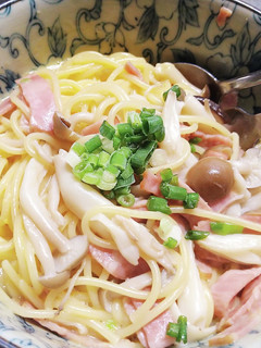 ワンパンでOK♪きのこのクリームパスタ-レシピのメイン写真