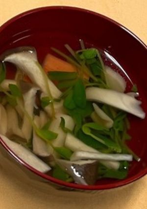 豆苗スープ-レシピのメイン写真
