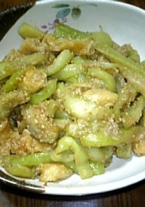 茄子と油揚げの甘辛炒め-レシピのメイン写真