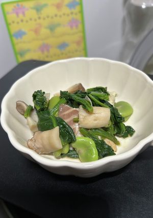 そら豆と白身魚のソテー-レシピのメイン写真