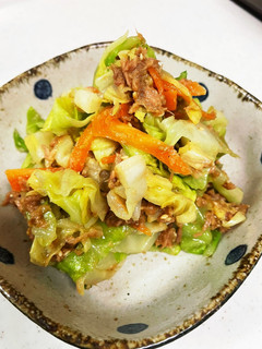 ツナとキャベツの胡麻和え-レシピのメイン写真