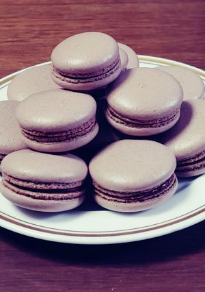 食べて幸せ!チョコマカロン-レシピのメイン写真
