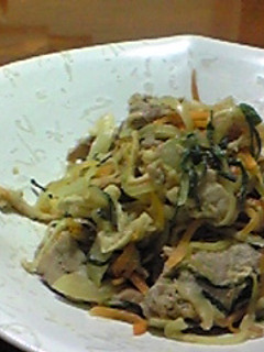 ぶきっちょさんの野菜と豚肉の味噌炒め-レシピのメイン写真