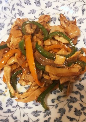 給食の「チンジャオロース」♡調味料3つ-レシピのメイン写真