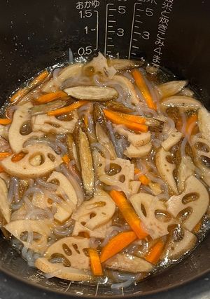 炊飯器できんぴらごぼう-レシピのメイン写真