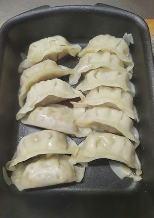 油は引かナイ!トースターde冷凍餃子焼き-レシピのメイン写真