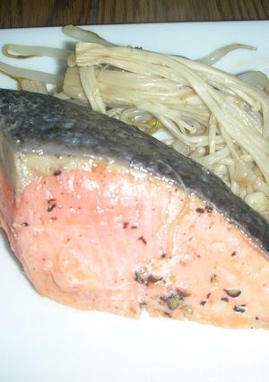 ラクラク塩鮭蒸し-レシピのメイン写真
