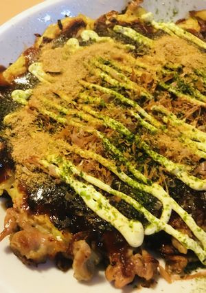 米粉お好み焼き●豚玉モダン焼き-レシピのメイン写真