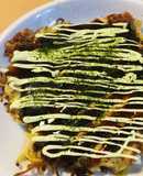 米粉お好み焼き●堅焼き豚玉モダン焼き