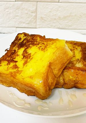 シンプル　フレンチトースト　簡単おやつ-レシピのメイン写真