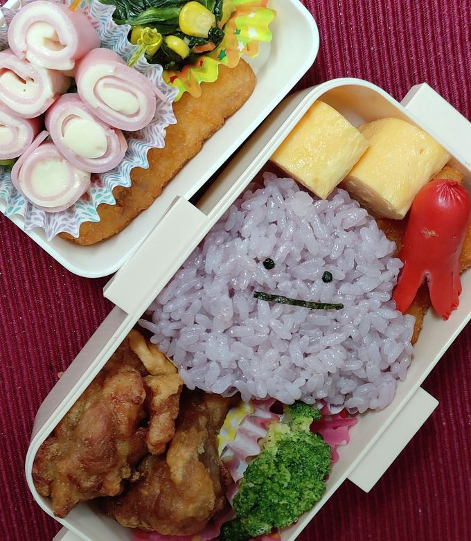 そのままメタモン弁当☆ポケモンキャラ弁-レシピのメイン写真