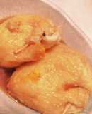 激推おかず★田舎巾着　とり豆腐と卵