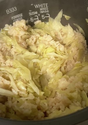 キャベツ炊き込みご飯-レシピのメイン写真