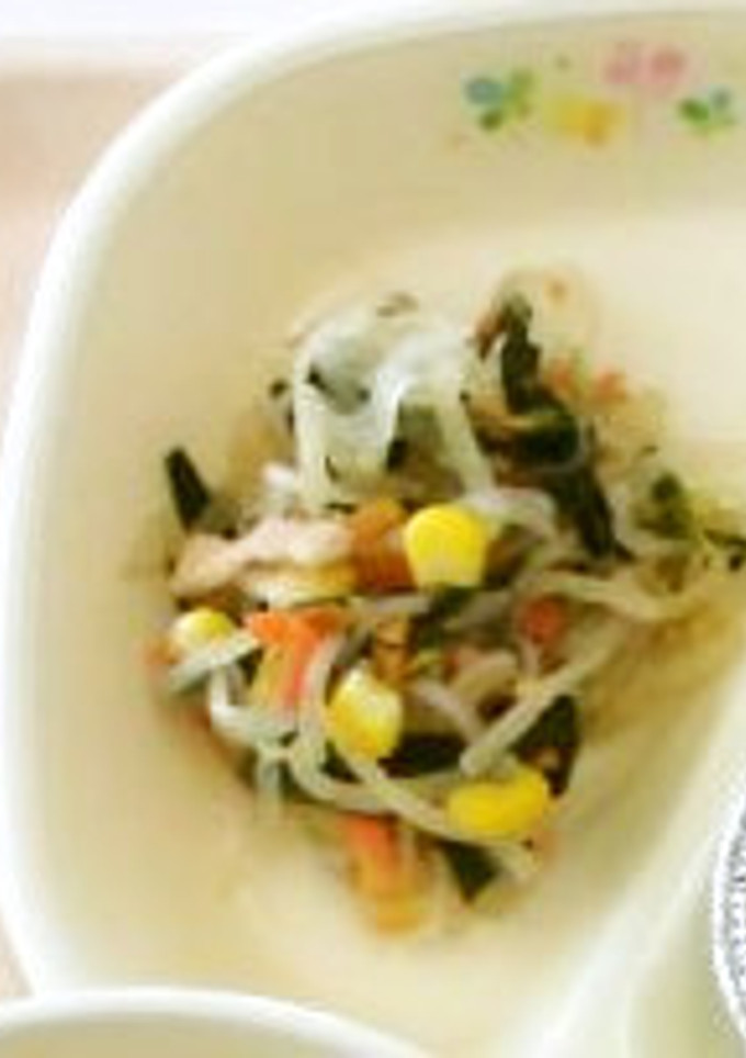 【学校給食】しらたきのつるつる炒め-レシピのメイン写真