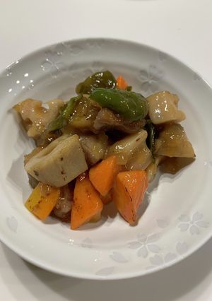 豚肉と蓮根の黒酢酢豚★-レシピのメイン写真