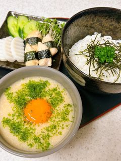 ダイエットに♪とろろ汁のつけ麺-レシピのメイン写真