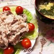 包丁要らず♪冷しゃぶ&わかめスープ