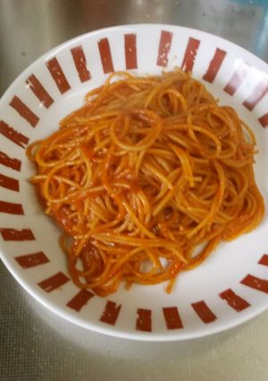 買いおき食材でOK!ワンパントマトパスタ-レシピのメイン写真