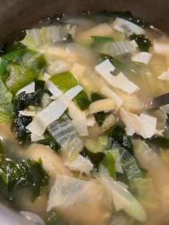 乾燥ゆばのお味噌汁-レシピのメイン写真