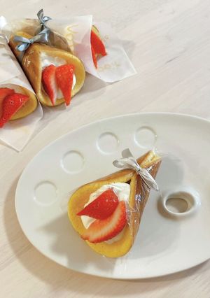 いちごの花束オムレット-レシピのメイン写真