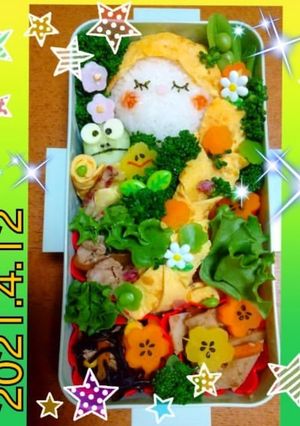 キャラ弁ラプンツェル-レシピのメイン写真