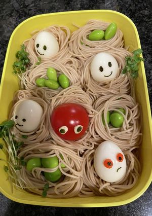 デコ弁当　謎の卵(お肉なし)-レシピのメイン写真