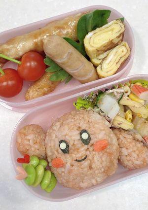 キャラ弁 星のカービィ弁当-レシピのメイン写真